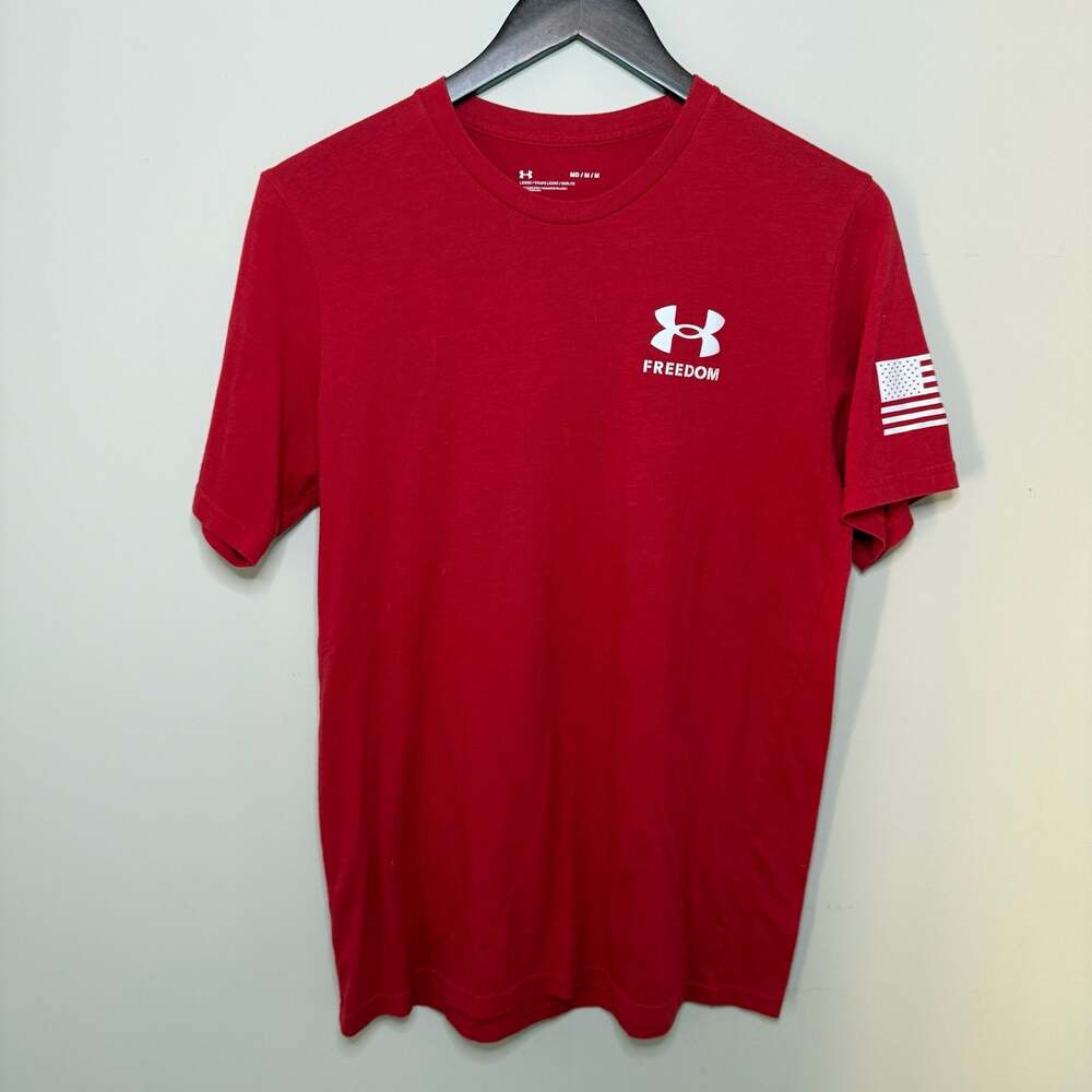 Under Armour Men's Freedom Flag Short Sleeve Graphic T-Shirt Medium